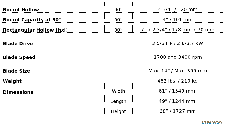 PNF350-2AV Technical Specification